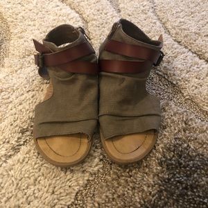 Gladiator bootie sandals